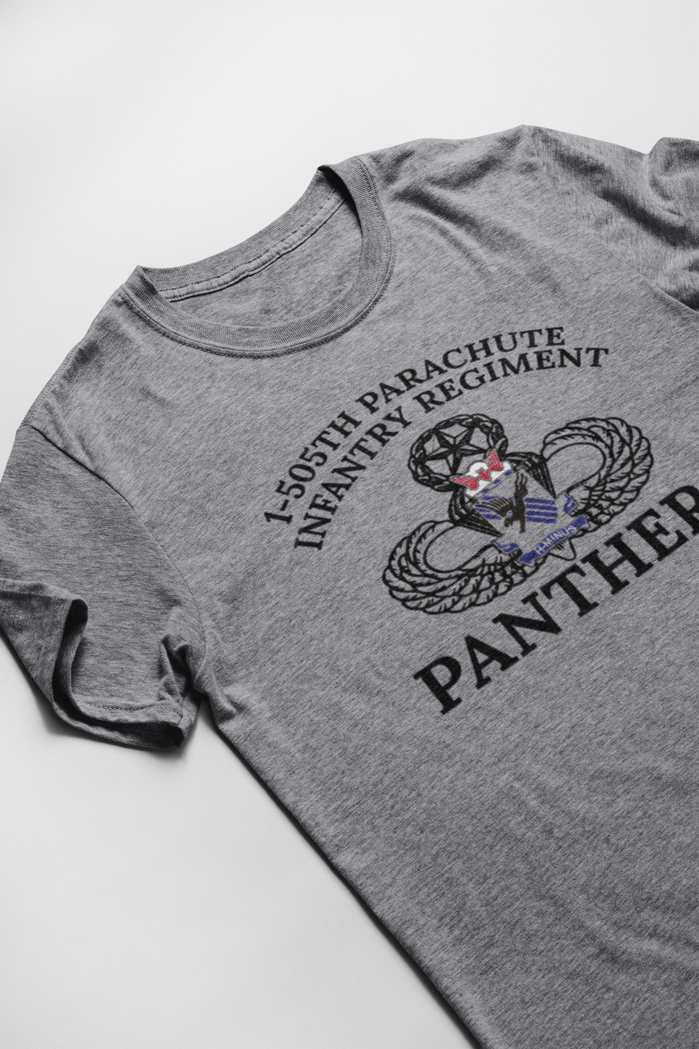 1-505 PIR PT Shirt - 82nd Airborne Panthers T-Shirt | H-Minus US Army Military Physical Fitness